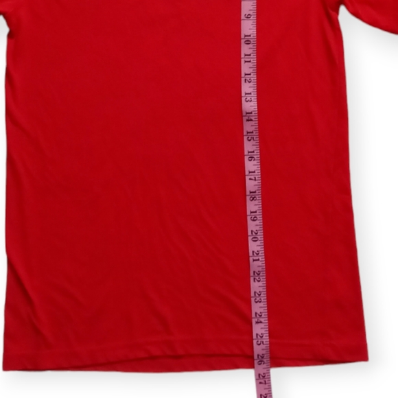 ADIDAS YOUTH CLIMALITE ULTIMATE TEE. SIZE XL 18. COLOR RED. - Picture 10 of 14